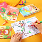 BenLouis 12 Summer Mini Coloring Books Kids with 12 Stacking Crayons Pool Beach Party Favors Small Activity Books Bulk for Kids