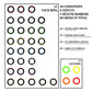 Citadel Black Health & Condition Rings - 80 Pack - Double-Sided Plastic, 30 Conditions, 4 Health Markers - D&D 5th Edition