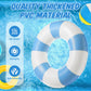 Foilswirl 1 Pcs 47.24 Inch Swimming Ring Jumbo Pool Floats Striped Pool Rings Inflatable Tube for mature-themed Swimming Summer Beach Bachelorette Wedding Party Decor