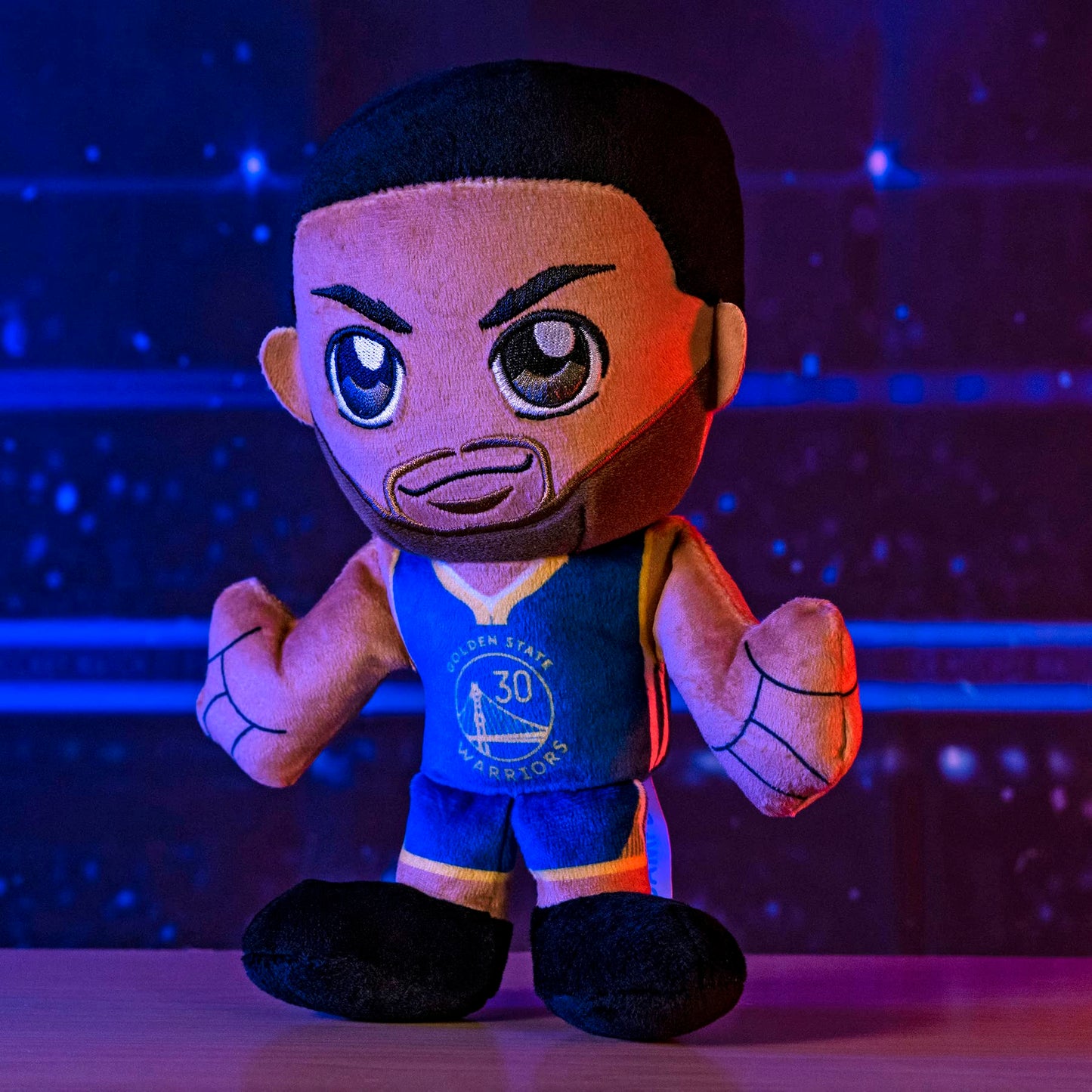 Bleacher Creatures Golden State Warriors Steph Curry 8 Kuricha Plush - Soft Chibi Inspired NBA Superstar