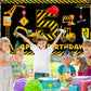 Construction 5Th Birthday Banner Decorations For Boys Kids, Dump Truck Construction Theme Five Birthday Party Supplies, Excavato