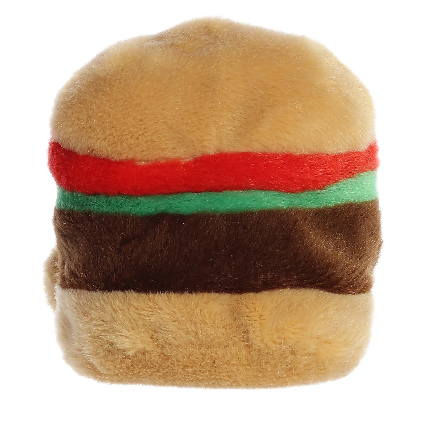 Aurora Adorable Palm Pals Charles Cheeseburger Stuffed Animal, Brown, 5 Inches, Pocket-Sized, Collectable Fun, Model 33881