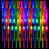 Kasyat 10 Pieces Fiber Optic Light Wand Stick Glow Flashing Wands Small Fiber Optic Wands Led Flashing Sticks Led Fiber Wands Co