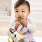 Elephant Teether with Rattles, Crinkles & On-the-Go Playtime Fun!