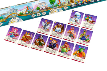 LUCKY DUCK GAMES Critter Kitchen A La Cart Expansion | Strategy Games | Chefs Compete for a Restaurant Critic | 1-7 Players, Age