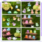 GGSTDDUP 144pcs Luminous Mini Resin Ducks  Dolphin  Turtle  Rabbit  Frog  Mushroom  Resin Animals Glow in The Dark for Dollhouse Garden Decoration (6 Styles)