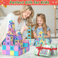 Rurvale Magnetic Tiles - 100Pcs STEM Building Blocks for Kids 3+ - Educational Toy for Boys & Girls - Model MB-A - ABS Material