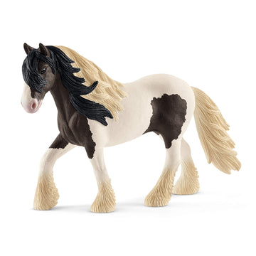 Schleich Farm World Tinker Stallion Horse Figurine - Realistic And Durable Farm Animal Toy Figure With Authentic Details, Fun And Imaginative Play For Boys And Girls, Gift For Kids Ages 3+