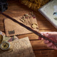 Handicraftviet Skull Wand - Handcrafted Real Wood Grain  Wizard Magic Wand for mature-themeds Kids to a Magical Adventure  15In Great Gift for Halloween