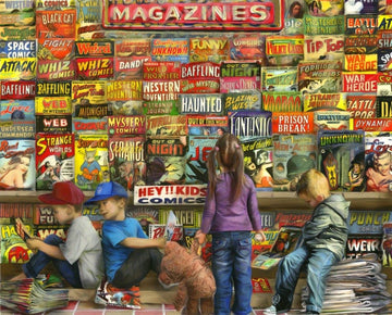 Springbok'S 1000 Piece Jigsaw Puzzle Comic Book Heaven - Made In Usa