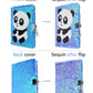 VIPbuy Magic Reversible Sequin Notebook Panda Diary Lined Travel Journal with Lock and Key for Kids Girls, Size A5, 78 Sheets, P