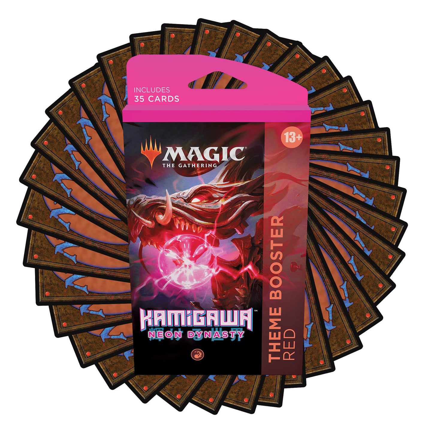 Magic The Gathering - Kamigawa Red Themed Booster - Neon Dynasty (35 Cards) | English, Multicolor