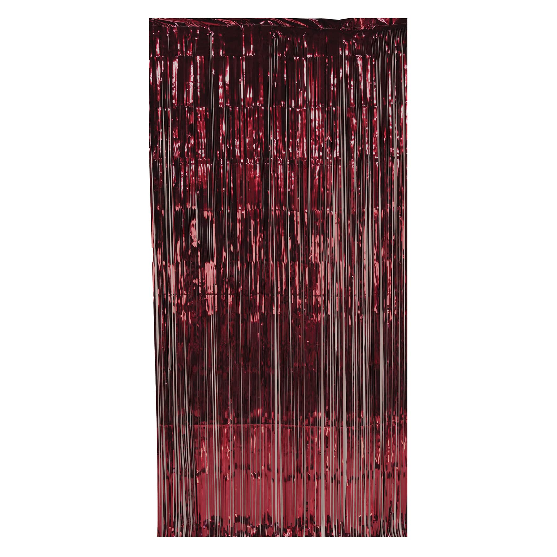Beistle 1-Ply Tinsel Foil Fringe Curtain Photo Booth Backdrop, Birthday Party Decorations, Wedding Reception, Baby Shower Celebr