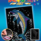 Sequin Art Blue, Dolphin, Sparkling Arts and Crafts Picture Kit; Creative Crafts for Adults and Kids