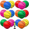 18Pcs 5'' Mini Basketball Balls Bulk Small Basketball Set, PVC Small Basketball for Over The Door Basketball Hoop Games Party Fa