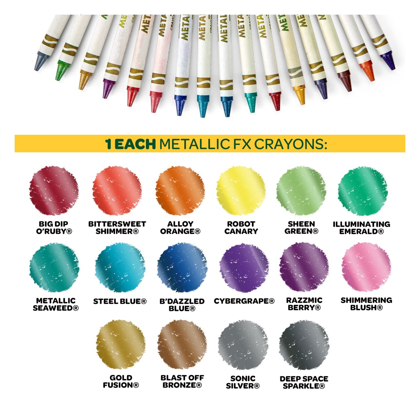 Crayola Ultimate Crayon Caddy Set, 153 Pieces, Includes Lid & Sharpener, Multiple Colors, Model 520030