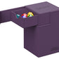Ultimate Guard Flip'N'Tray 100+, Deck Case For 100 Double-Sleeved Tcg Cards + Dice Tray, Purple, Independent Magnetic Closure & Microfiber Inner Lining