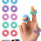 Mr. Pen- Spiky Sensory Rings, 10 Pack, Pastel Colors, Stress Relief Fidget Sensory Toys, Fidget Rings, Fidget Ring for Anxiety,
