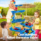 5-Tier Water Table For Toddlers Kids 3-5 4-8, Sand And Water Play Set With Rain Showers Pond, Summer Outdoor Toys Beach Toys Wat