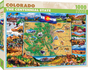 Colorado Map Puzzle 1000 Pc