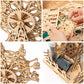 Auryee Solar 3D Wooden Puzzle Ferris Wheel Diy Model Kit Craft Sets Educational Wood Mechanical Building Toys For Adult Men Kids Age 8 10 12 14+