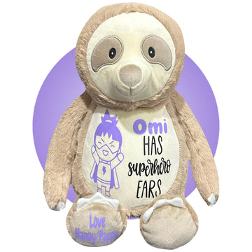 Ear Tube Gifts For Kids - Personalized With Name + Color Choice - Ear Tube Get Well Soon Stuffed Animals - Hospital Gifts For Ki