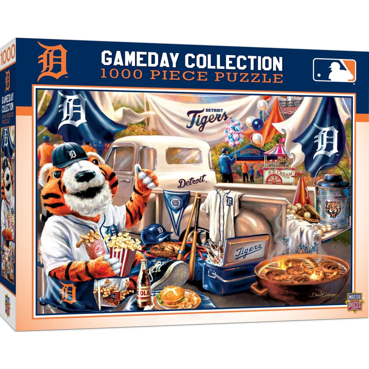 MasterPieces 1000 Piece Jigsaw Puzzle for Adults - MLB Detroit Tigers Gameday - 19.25x26.75