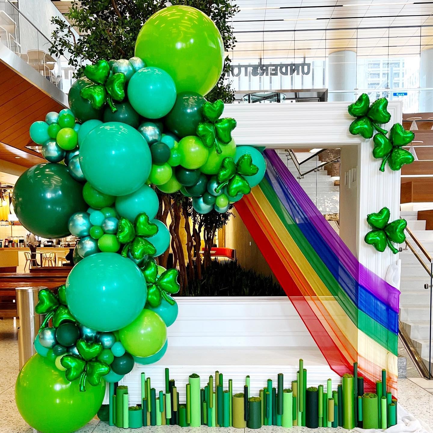 Bezente Green Giant Balloons 36 Inch - 8 Pack Jumbo Green Balloons Large Round Light Green Latex Balloons For Birthday Baby Show