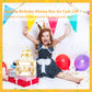 Meiidoshine 8Th Birthday Money Box For Cash Gift, Surprise Pull Out Money Gift Box With 100Pcs Transparent Bags - Fun Ways To Give Cash As A 8Th Birthday Gift For Girls Boys