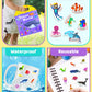 Benresive Reusable Sticker Book For Toddlers 2-4 Years, Fun Travel Stickers For Kids, Waterproof Sticker Books For Toddlers 1-3, Crafts Activities For Todddlers 1-3 2-4 3-5 - Ocean World