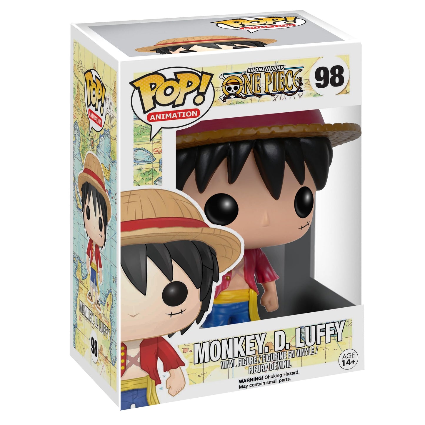 Funko POP Luffy Action Figure, Model 5305, Vinyl, Multicolor, One Piece Collectible