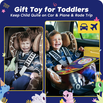 Inklab Backpack Busy Board, Busy Book For Toddlers 1-3, Toddler Busy Board Ages 1 2 3, Montessori Busy Board For Toddlers 3+, Pr