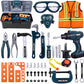 Junior Builder Adventure Workshop with Electric Drill and 43 Piece Tool Set