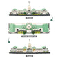 KLMEi Micro Mini Blocks United States Capitol Building Architecture Model Famous Landmark Collection Set  Toys Presents for mature-themed and Kid Age of 14+ 3630 PCS