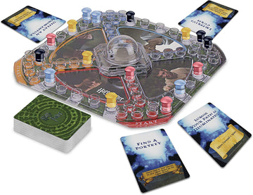 Pressman Harry Potter Triwizard Maze Game - Classic Pop 'N' Race Gameplay With A Magical Twist Blue, 5'