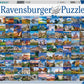 Ravensburger 1000 Piece Jigsaw Puzzle - 99 Places in Europe, Multicolor, Cardboard, 39 x 30 cm, Model 80487