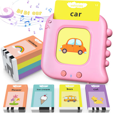 Talking Flash Cards,Kids Toddler Flash Cards With 224 Sight Words,Montessori Toys,Autism Sensory Toys,Speech Therapy Toys,Learni