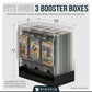 Dinavio Crafthouse 3-Slot Booster Pack Dispenser With Black Base - Fits 120 Booster Packs For Dispensing - Compatible With Tcg Trading Card Boosters And Sports Card Boosters - 4Mm Acrylic Stackable