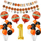 Basketball 1st Birthday Party Supplies, MY ROOKIE YEAR Birthday Banner Decorations, First Photo Banner and 35 Pcs Balloons for B