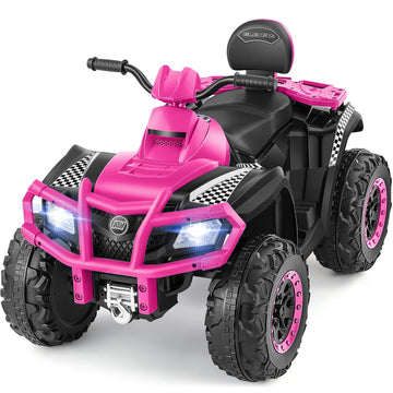 ELEMARA Kids ATV, 12V Kids 4 Wheeler Quad ATV Toy