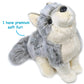 VIAHART Wolcott The Wolf | 11 Inch Stuffed Animal Plush | by Tiger Tale Toys