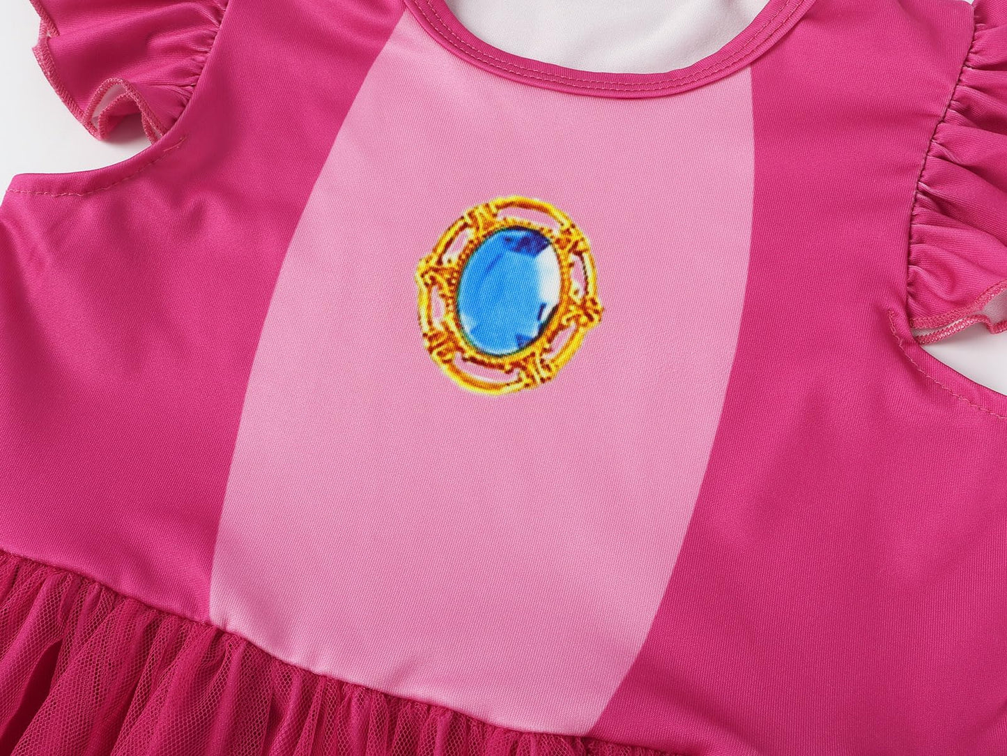 Marendyee Princess Costume Dress For Girls Halloween Costumes Tulle Mesh Dresses 6-7