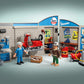 Playmobil 71620 Garage Vespa 60S - Includes Two Characters, Vespa, 2-Part Garage Wall, Mobile Lift Platform And Accessories - Fr