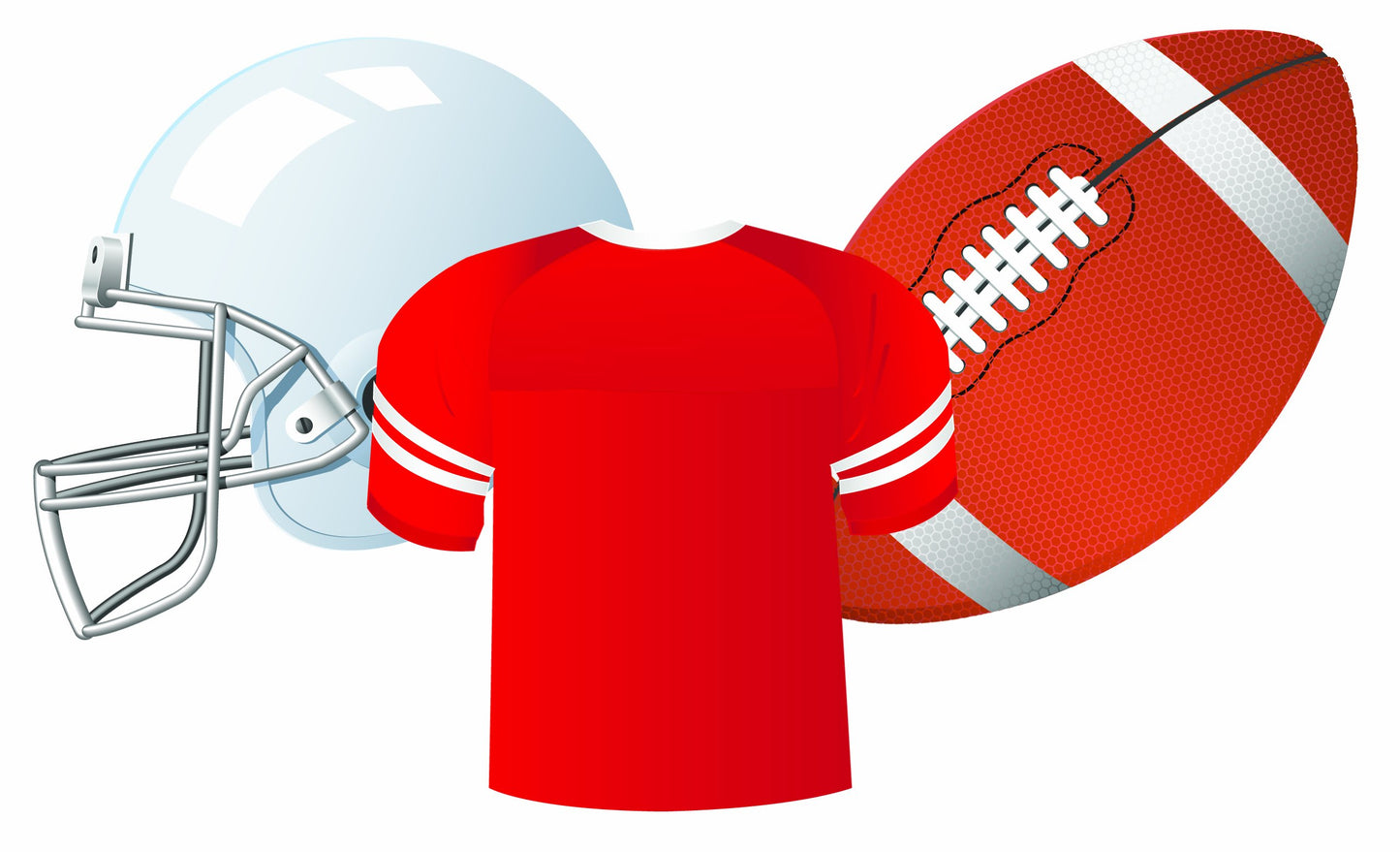 Eureka Football Paper Cut Outs, 841258