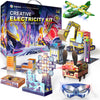 Japace Electricity Science Kits for Kids Age 8-10-12-14, 10 STEM Projects, Paper Circuits Activities, Physics Lab Experiments fo