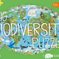The Big Biodiversity Puzzle: A Shaped Jigsaw Puzzle. 70piece, EarthShaped Puzzle
