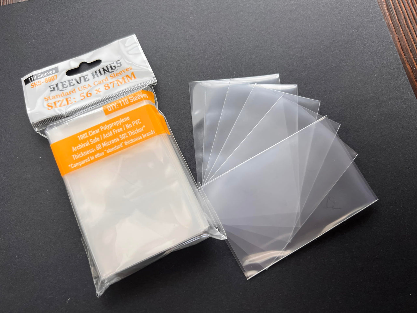 Sleeve Kings Standard Usa Card Sleeves 56 X 87 Mm (4X110 Pack, 440 Sleeves)