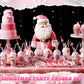 Seenelling 24 Set Pink Christmas Stationery Party Favors for Students Xmas Gift Cups Filler with Keychain Pencil Straw Silicone