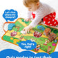 Coogam Musical Cars Play Mat For 1 2 3 Year Old Toddlers Easter Basket Stuffers, Soft Pull-Back Vehicle Set With Farm Animals Playmat Rug, Baby Fine Motor Montessori Toys Game