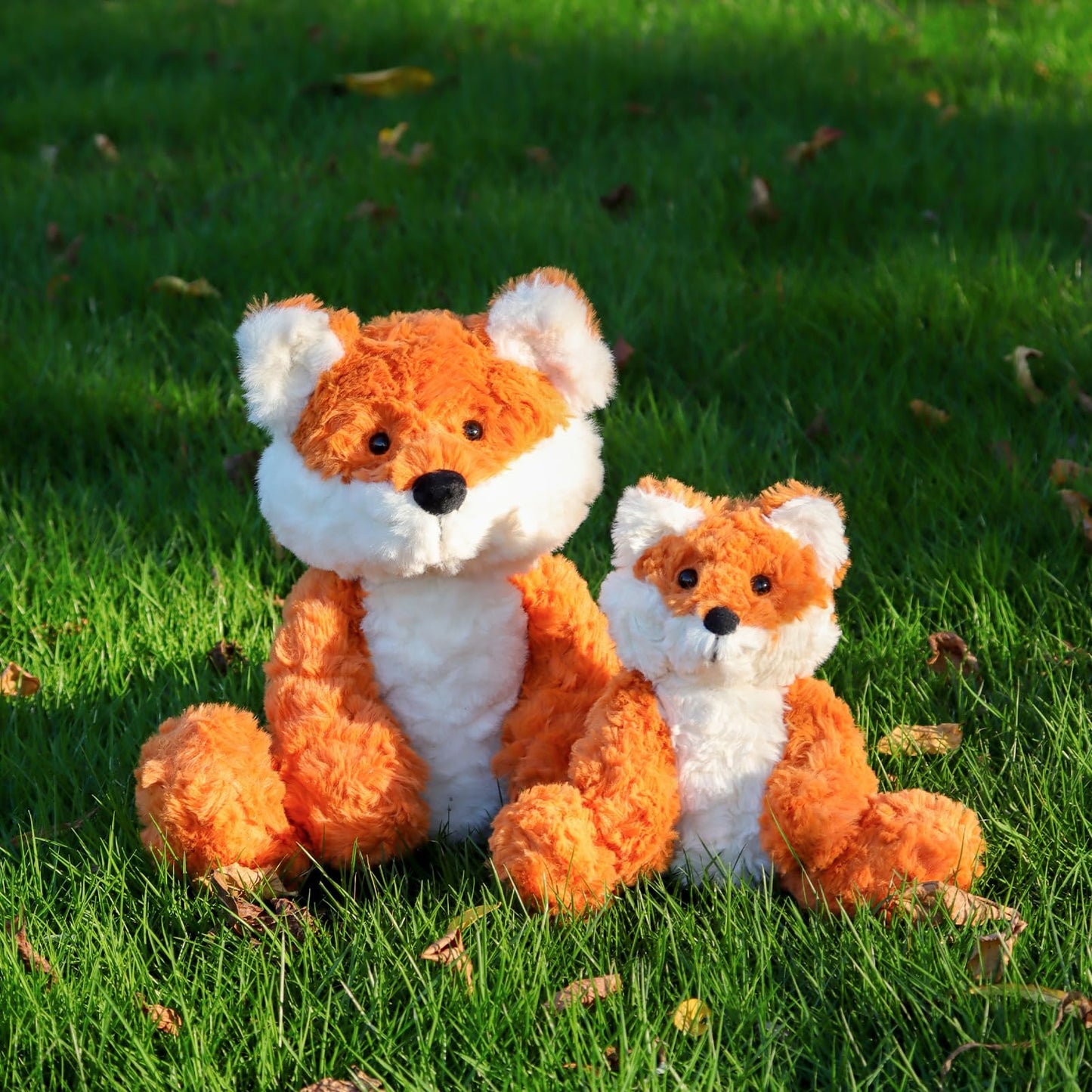 Apricot Lamb Toys Plush Yellow Fox Stuffed Animal Soft Cuddly Perfect For Child (Orange Fox,12 Inches)